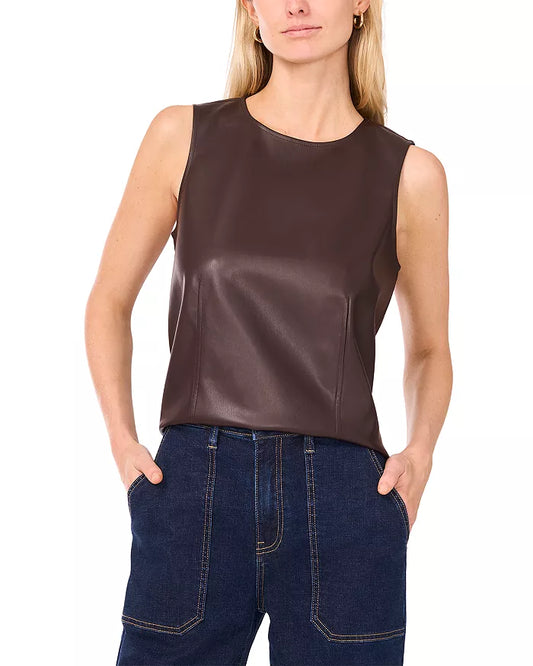 Leather Tank Top