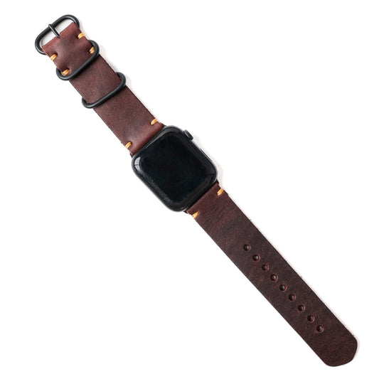 Leather Apple Watch Band - Oxblood