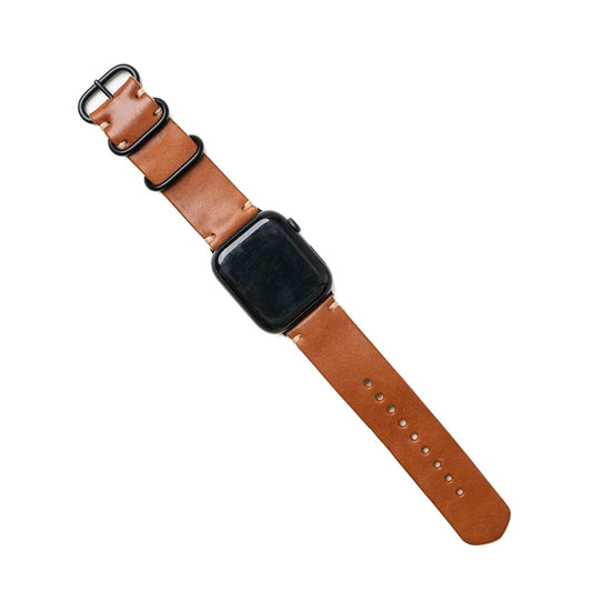 Leather Apple Watch Band - Whiskey