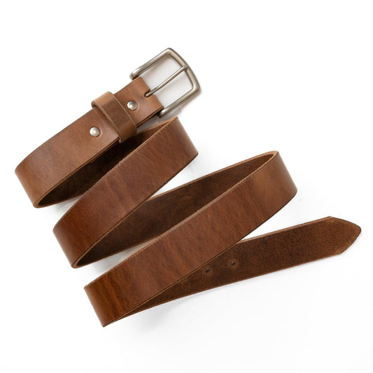 Leather Belt - Natural