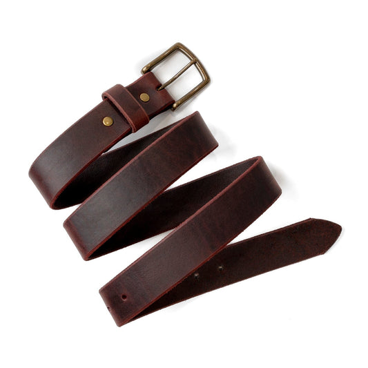 Leather Belt - Oxblood