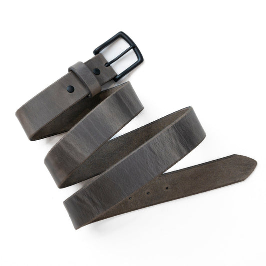 Leather Belt - Slate