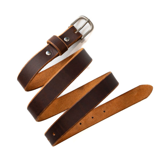 Leather Dress Belt - Heritage Brown