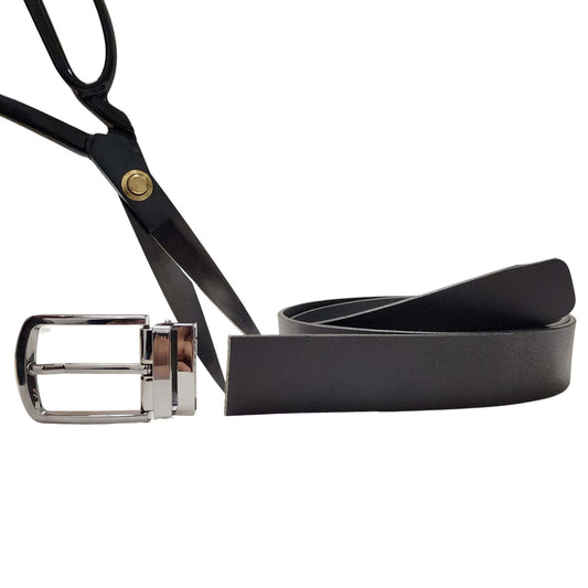 Size Your Own Belt - 100% Full-Grain Leather Strap With Heavy Duty Buckle