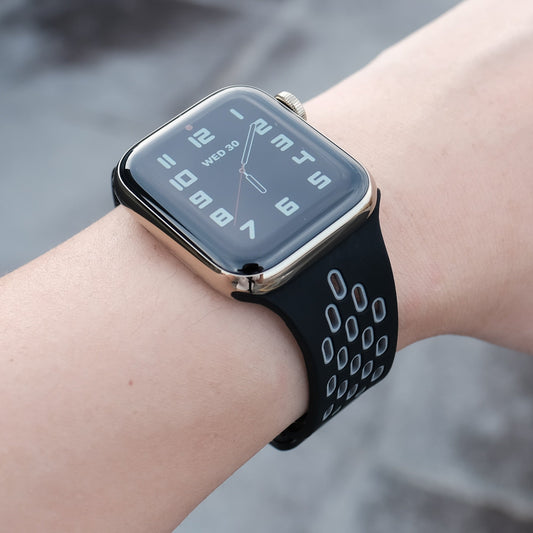 Sport Flex LT Apple Watch Band - Black Stone